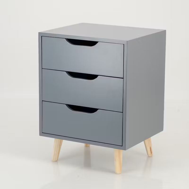 Three Drawer Side Table