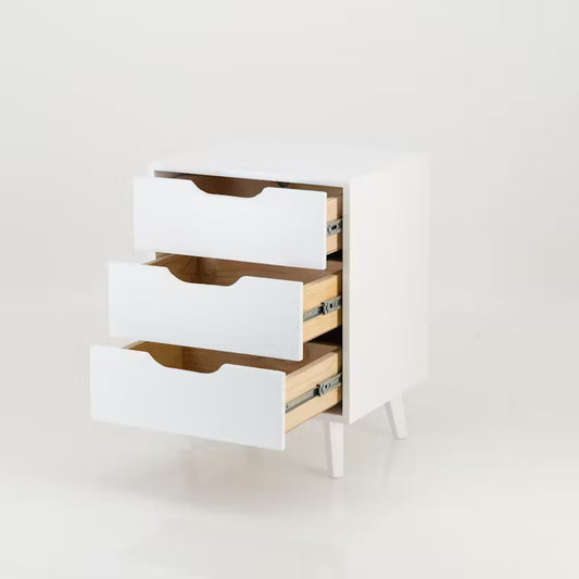 Three Drawer Side Table