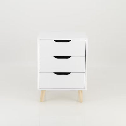 Three Drawer Side Table