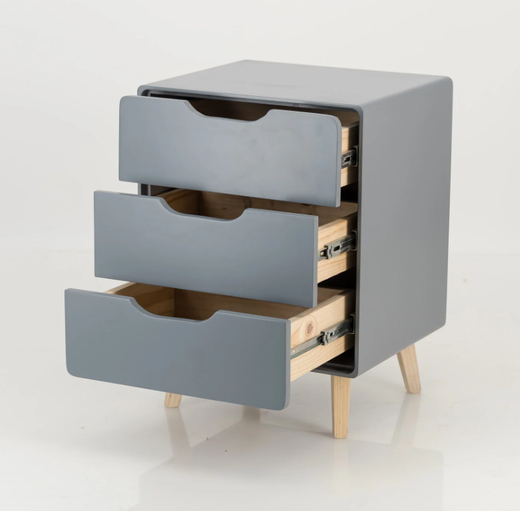 Three Drawer Side Table